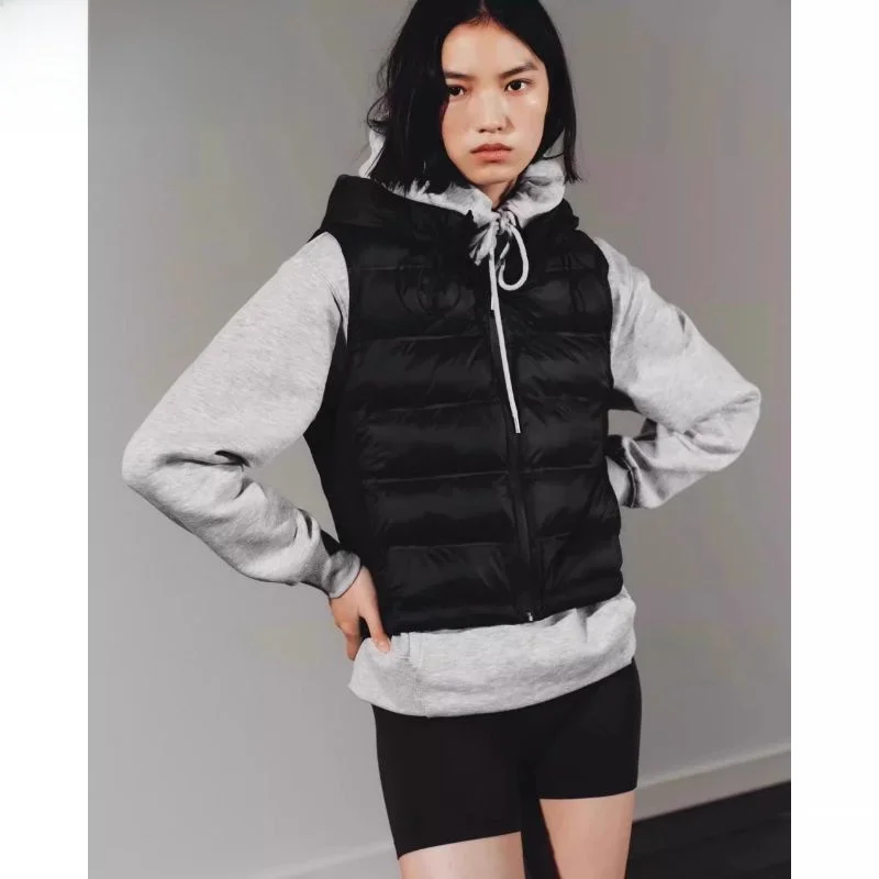 Новинка осени 20%, женский хлопковый жилет с высоким воротником, верхняя одежда, цветная блузка на молнии, прямой крой, для поездок на работу, Sle
Новинка осени 20%, женский хлопковый жилет с высоким воротником, верхняя одежда, цветная блузка на молнии, прямой крой, для поездок на работу, Sle