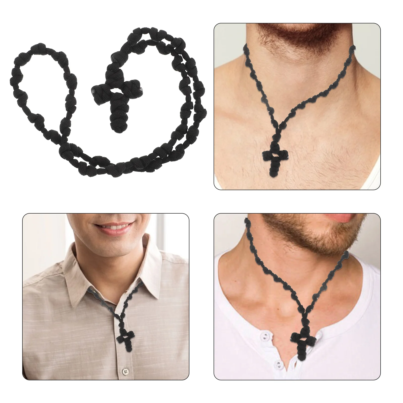 Jewelry Rope Necklace Pendant Middle East Mens for Women Prayer Black Man Chains Pendants Crosses Miss
Jewelry Rope Necklace Pendant Middle East Mens for Women Prayer Black Man Chains Pendants Crosses Miss