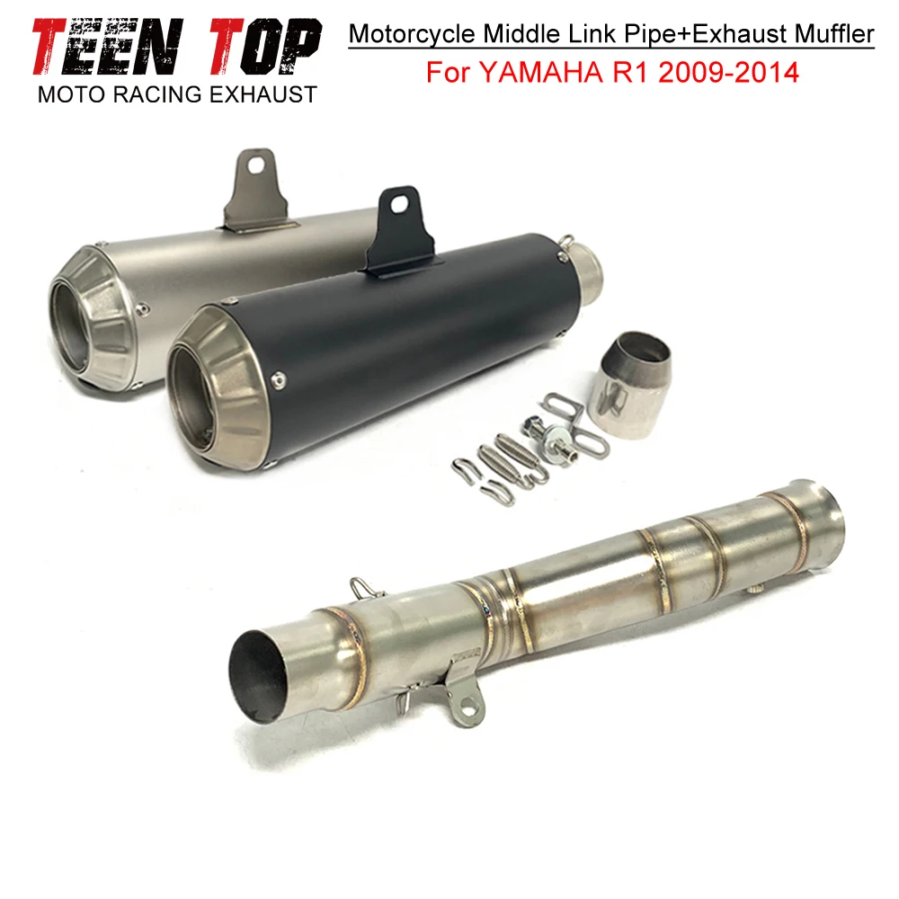 For YAMAHA R1 Slip-on Exhaust Middle Link Pipe Racing Muffler Motorcycle Escape YZF-R1 2009-2014 Connect Tube DB Killer
For YAMAHA R1 Slip-on Exhaust Middle Link Pipe Racing Muffler Motorcycle Escape YZF-R1 2009-2014 Connect Tube DB Killer