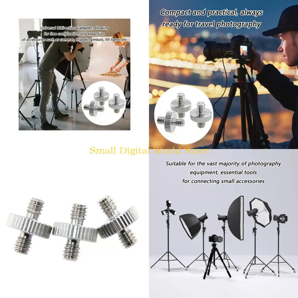 77UB 3Pcs Heavy Duty 1/4inch-20 Male to 1/4inch-20 Male Thread Converter Conversion
77UB 3Pcs Heavy Duty 1/4inch-20 Male to 1/4inch-20 Male Thread Converter Conversion