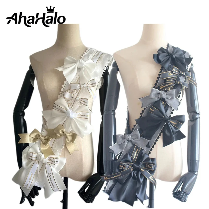 Handmade Bow Lolita Gorgeous Sash Women Girls Sweet DIY Sash for Dress Decorations Cosplay Clothes Accessories Shoulder Straps
Handmade Bow Lolita Gorgeous Sash Women Girls Sweet DIY Sash for Dress Decorations Cosplay Clothes Accessories Shoulder Straps