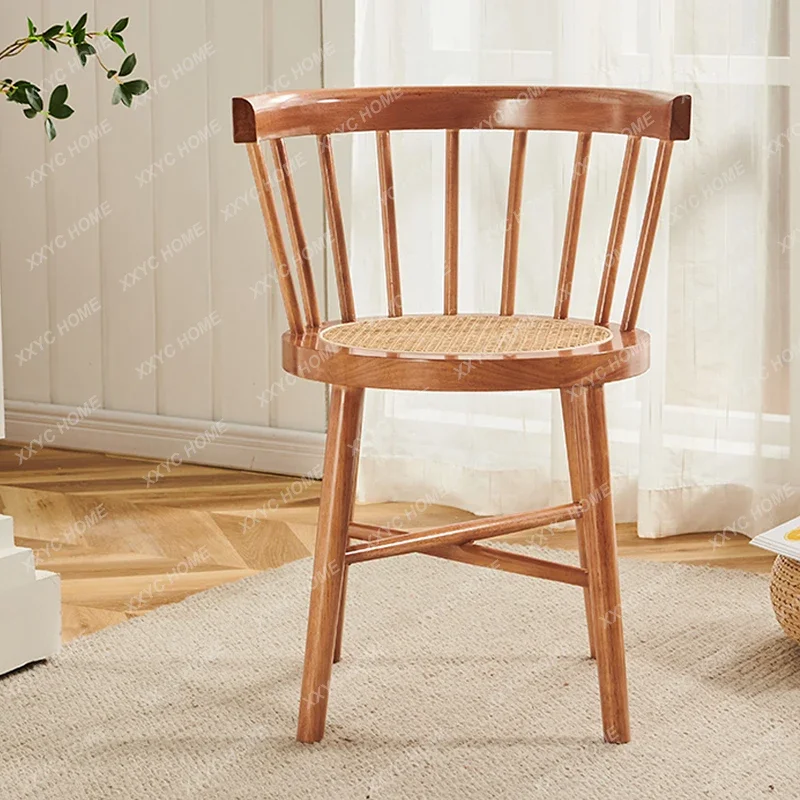 H Dining Chairs Mid Century Classic Retro Round Dining Chairs Bedroom Vanity Chaises Salle À Manger Home Furniture
H Dining Chairs Mid Century Classic Retro Round Dining Chairs Bedroom Vanity Chaises Salle À Manger Home Furniture