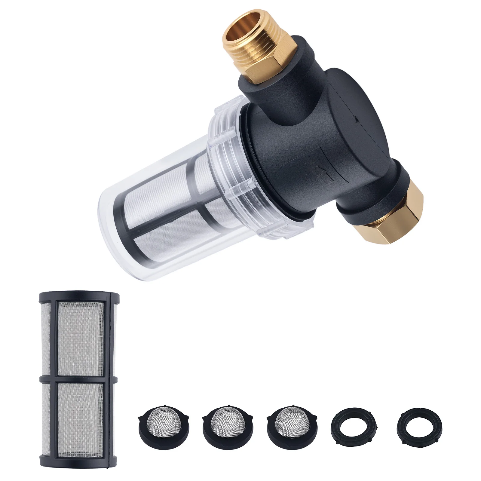 Garden Pressure Washer Wash Hose Filter Inline with 40 100 Mesh Screen
Garden Pressure Washer Wash Hose Filter Inline with 40 100 Mesh Screen