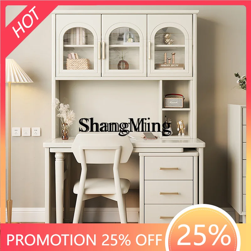 FGgood-looking Cream Wind Solid Wood Desk Integrated Folding Corner Computer Desk Combined Household Writing Desk
FGgood-looking Cream Wind Solid Wood Desk Integrated Folding Corner Computer Desk Combined Household Writing Desk