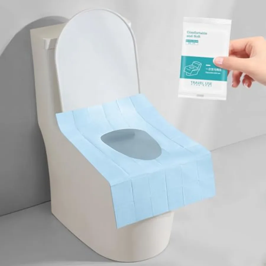 20pcs Quality Disposable Toilet Seat Covers Stick-On Non-Slip for Public Toilets Hospital Hotel, Portable Travel Toilet Seat Ma
20pcs Quality Disposable Toilet Seat Covers Stick-On Non-Slip for Public Toilets Hospital Hotel, Portable Travel Toilet Seat Ma