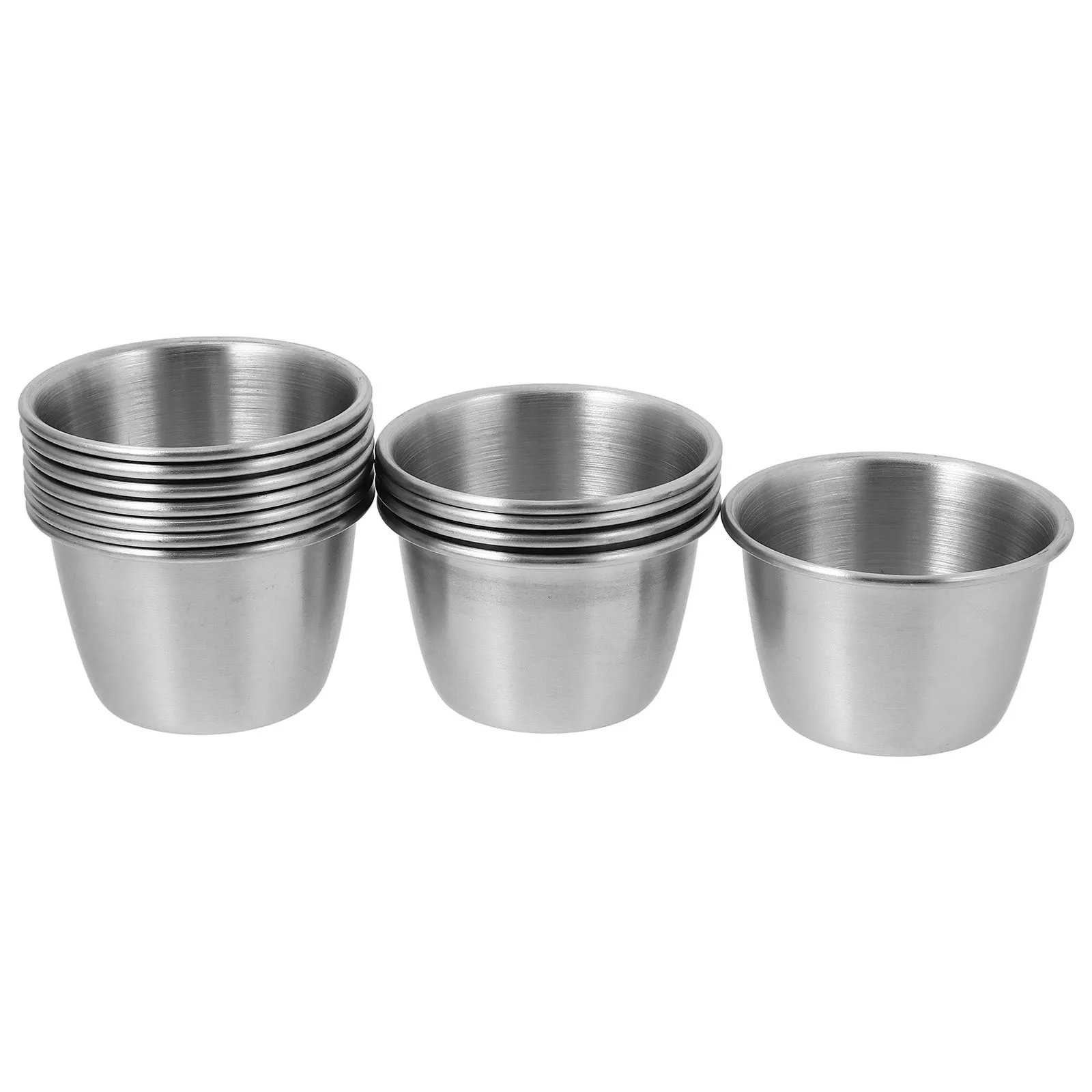 12 Pcs Stainless Steel Sauce Cups Elegant For Condiments Ketchup Mustard Soy Salad Dishwasher Safe Storage
12 Pcs Stainless Steel Sauce Cups Elegant For Condiments Ketchup Mustard Soy Salad Dishwasher Safe Storage