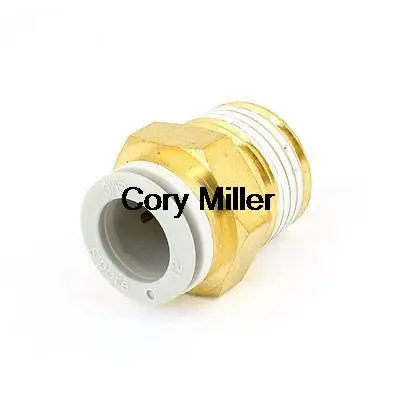 1/2" PT Thread to 12mm Hole Tube Air Pneumatic Push in Quick Connector Jointer
1/2" PT Thread to 12mm Hole Tube Air Pneumatic Push in Quick Connector Jointer