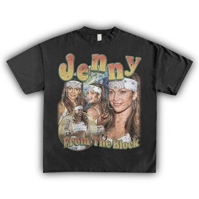 Футболка Homage Tees в американском ретро-стиле с принтом Дженифер Лопес, свободного кроя, молодежная, из плотной ткани, с коротким рукавом
Футболка Homage Tees в американском ретро-стиле с принтом Дженифер Лопес, свободного кроя, молодежная, из плотной ткани, с коротким рукавом