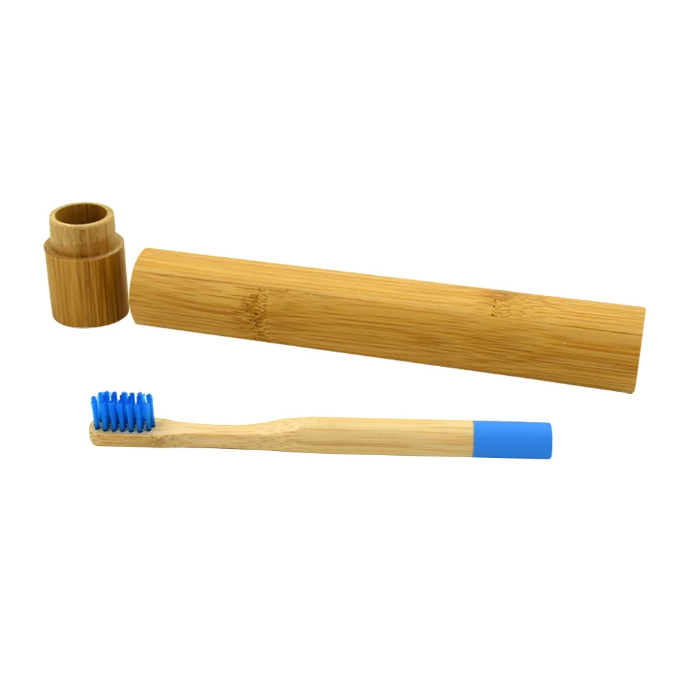 Biodegradable Bamboo Toothbrush Eco-Friendly Wooden Handle Soft Bristles Blue Storage Tube Bamboo Toothbrush Wooden Toothbrushes
Biodegradable Bamboo Toothbrush Eco-Friendly Wooden Handle Soft Bristles Blue Storage Tube Bamboo Toothbrush Wooden Toothbrushes