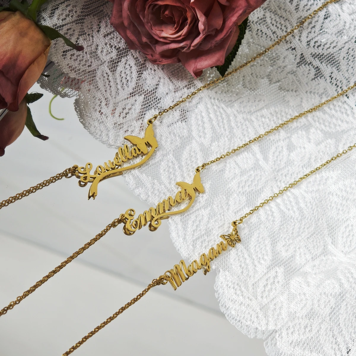 Customized Stainless Steel Necklace Personalized Name Necklace Valentine's Day Commemorative Necklace Ladies' Banquet Jewelry
Customized Stainless Steel Necklace Personalized Name Necklace Valentine's Day Commemorative Necklace Ladies' Banquet Jewelry