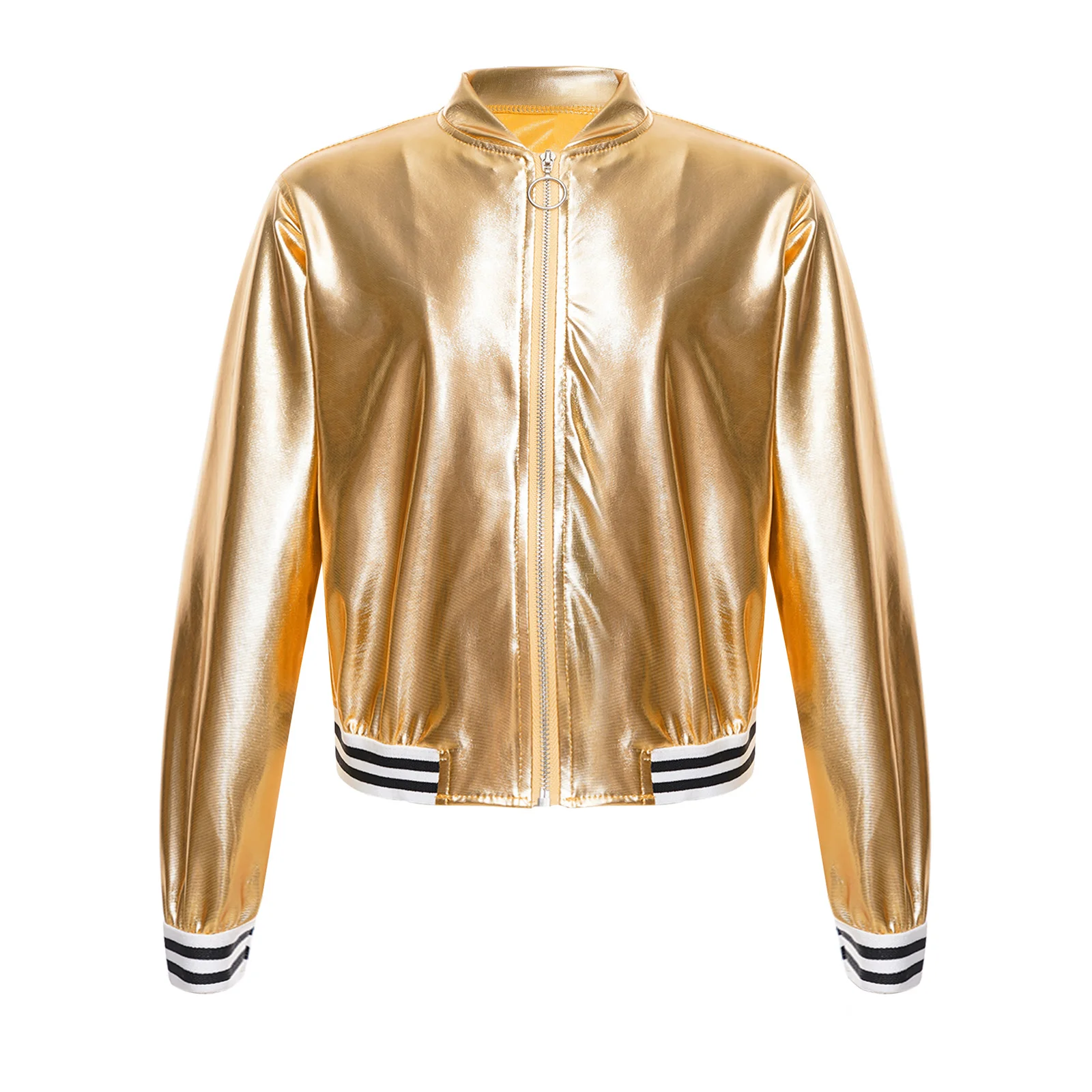 Kids Metallic Dance Bomber Jacket 16 Sa7790d3151a549c3a1eef5fc6bbde1840