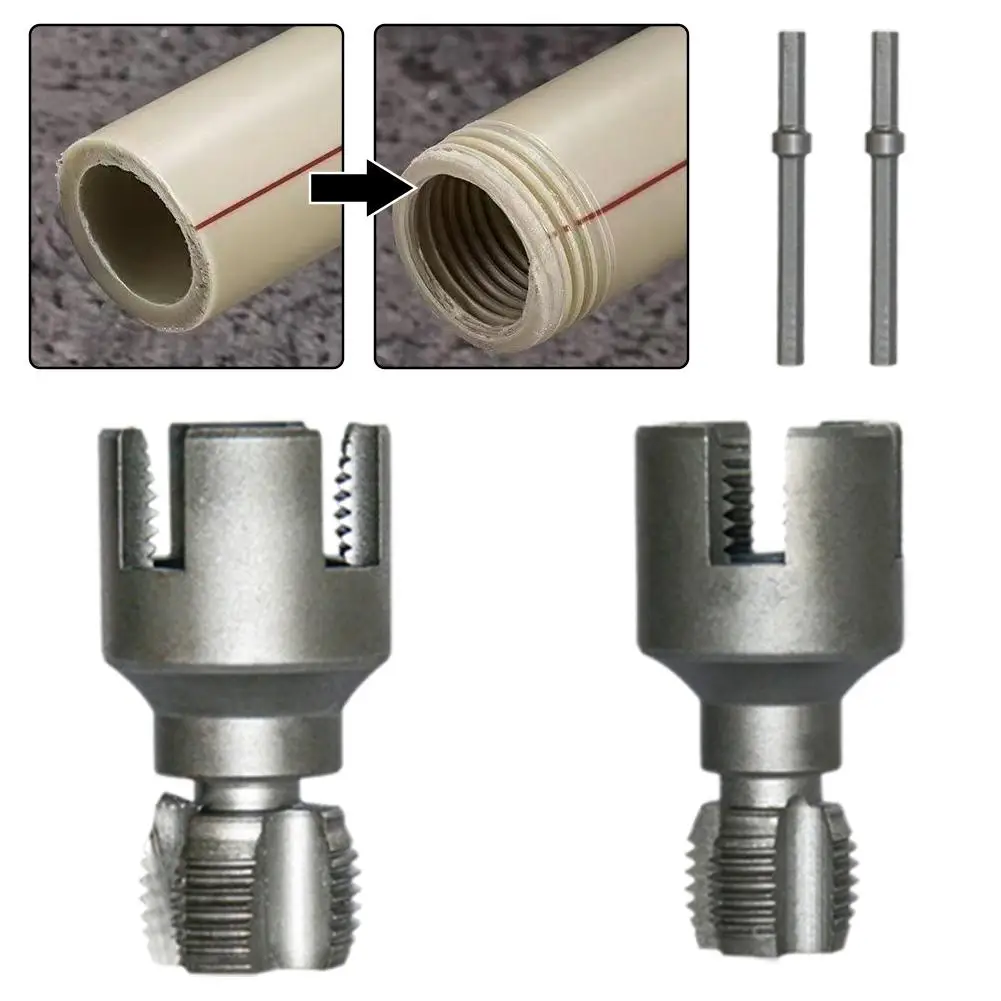 Pipe Thread Cutting Tool, Integrated Internal & External Pvc Threader Threading Pipe Kit Compatible Pipe Tool, Electric Dri L8A7
Pipe Thread Cutting Tool, Integrated Internal & External Pvc Threader Threading Pipe Kit Compatible Pipe Tool, Electric Dri L8A7