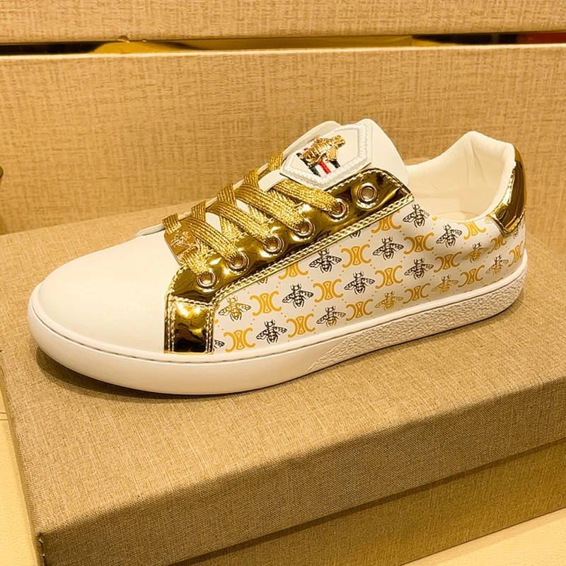 2025Summer New Breathable Comfortable Lightweight High Quality Leather Sneakers Men's Shoes Golden and Silver38-44
2025Summer New Breathable Comfortable Lightweight High Quality Leather Sneakers Men's Shoes Golden and Silver38-44