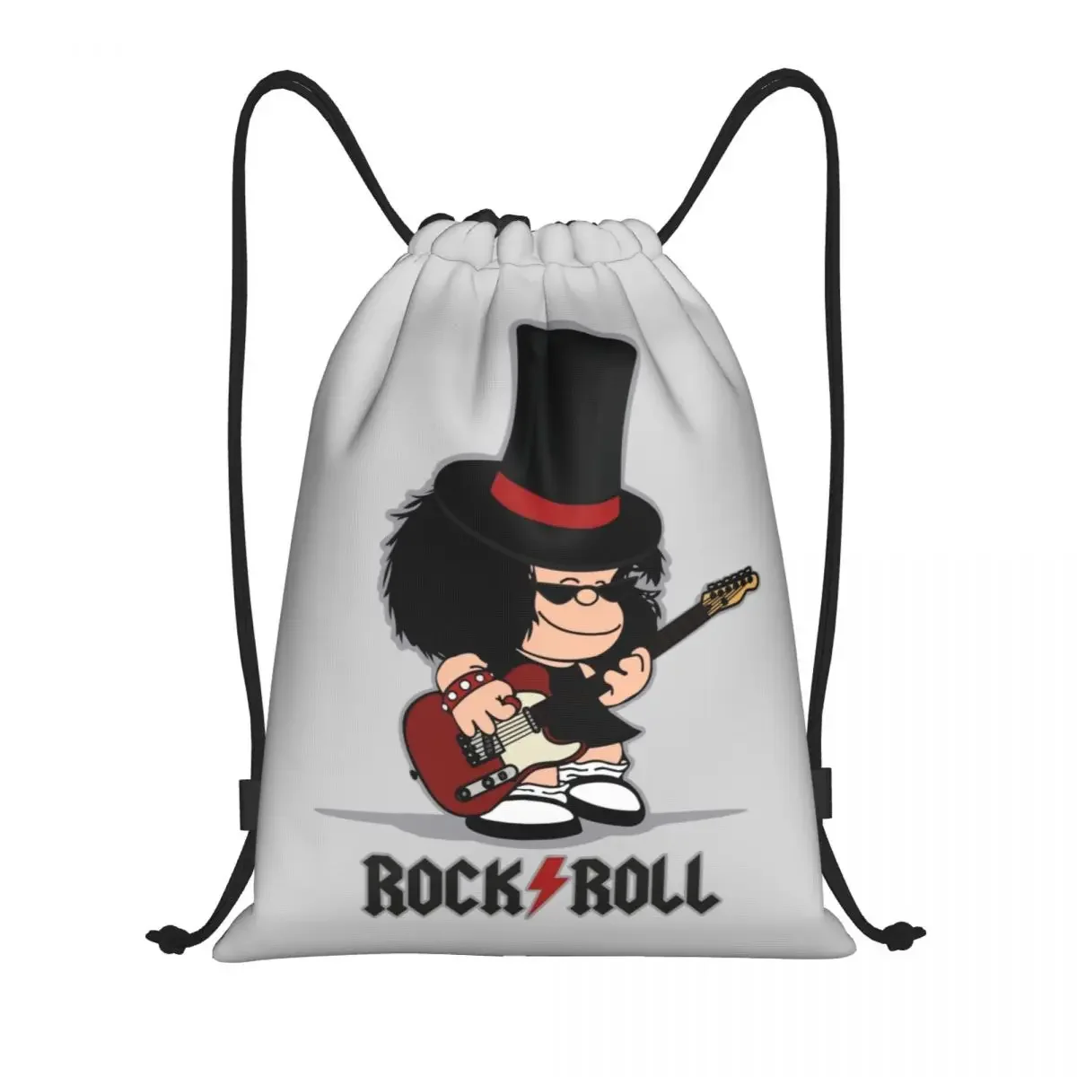 Комикс Mafalda, рюкзак на шнурке для рок-гитары, Женский Мужской спортивный рюкзак для спортзала, портативный мультяшный рюкзак для тренировок Quino Манга
Комикс Mafalda, рюкзак на шнурке для рок-гитары, Женский Мужской спортивный рюкзак для спортзала, портативный мультяшный рюкзак для тренировок Quino Манга