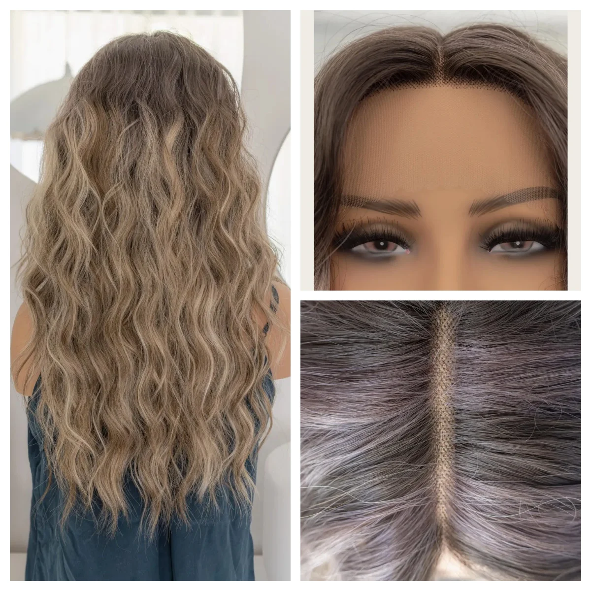 Pre Plucked Glueless Wig Black Brown Highlight Lace Front Wig Loose Wave Wig Cosplay Party Heat Resistant For Girl
Pre Plucked Glueless Wig Black Brown Highlight Lace Front Wig Loose Wave Wig Cosplay Party Heat Resistant For Girl