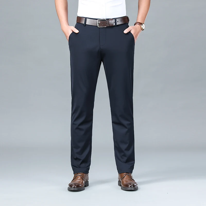 2023 Spring Summer Men's Stretch Regular Fit Thin Casual Pants Classic Style Business Fashion Solid Color Trousers Male Brand
2023 Spring Summer Men's Stretch Regular Fit Thin Casual Pants Classic Style Business Fashion Solid Color Trousers Male Brand