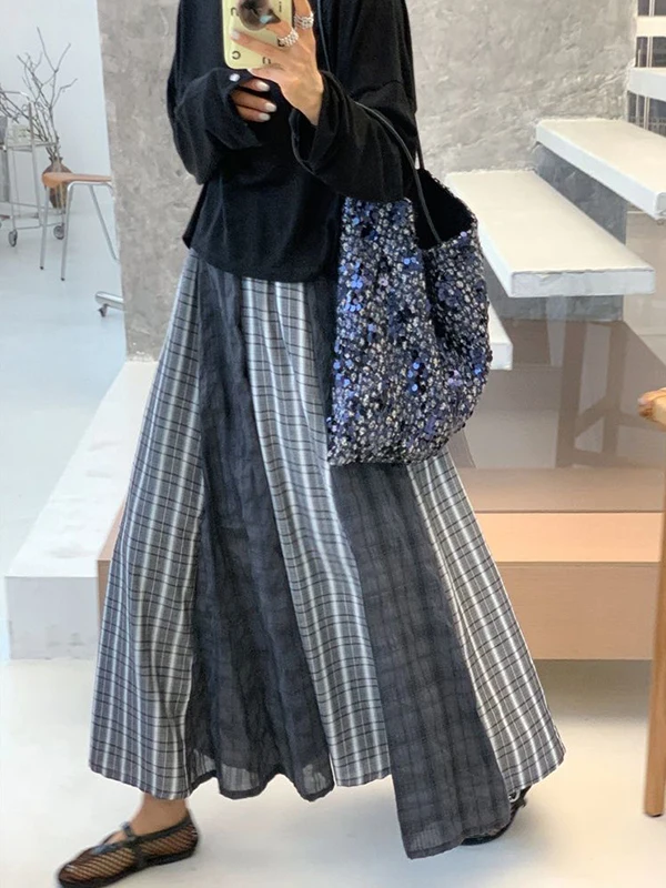 plus Size High Waist A-Line Skirt Retro Patchwork Design Casual Korean Style Autumn Fashion for Women over 300 Pounds
plus Size High Waist A-Line Skirt Retro Patchwork Design Casual Korean Style Autumn Fashion for Women over 300 Pounds