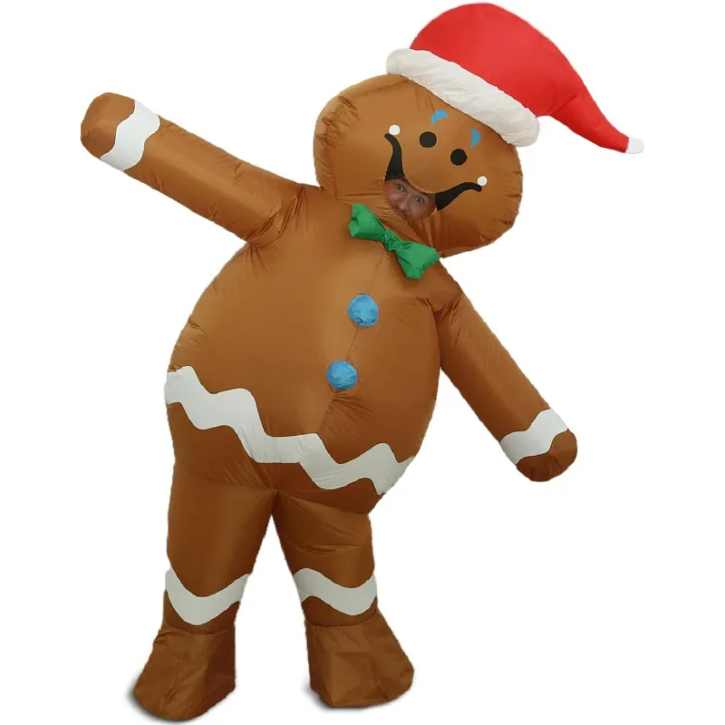 OVIFM Christmas Inflatable Costume Adult,Gingerbread Man Costume,Blow Up Xmas Character Costumes for Women Men Cosplay Party
OVIFM Christmas Inflatable Costume Adult,Gingerbread Man Costume,Blow Up Xmas Character Costumes for Women Men Cosplay Party