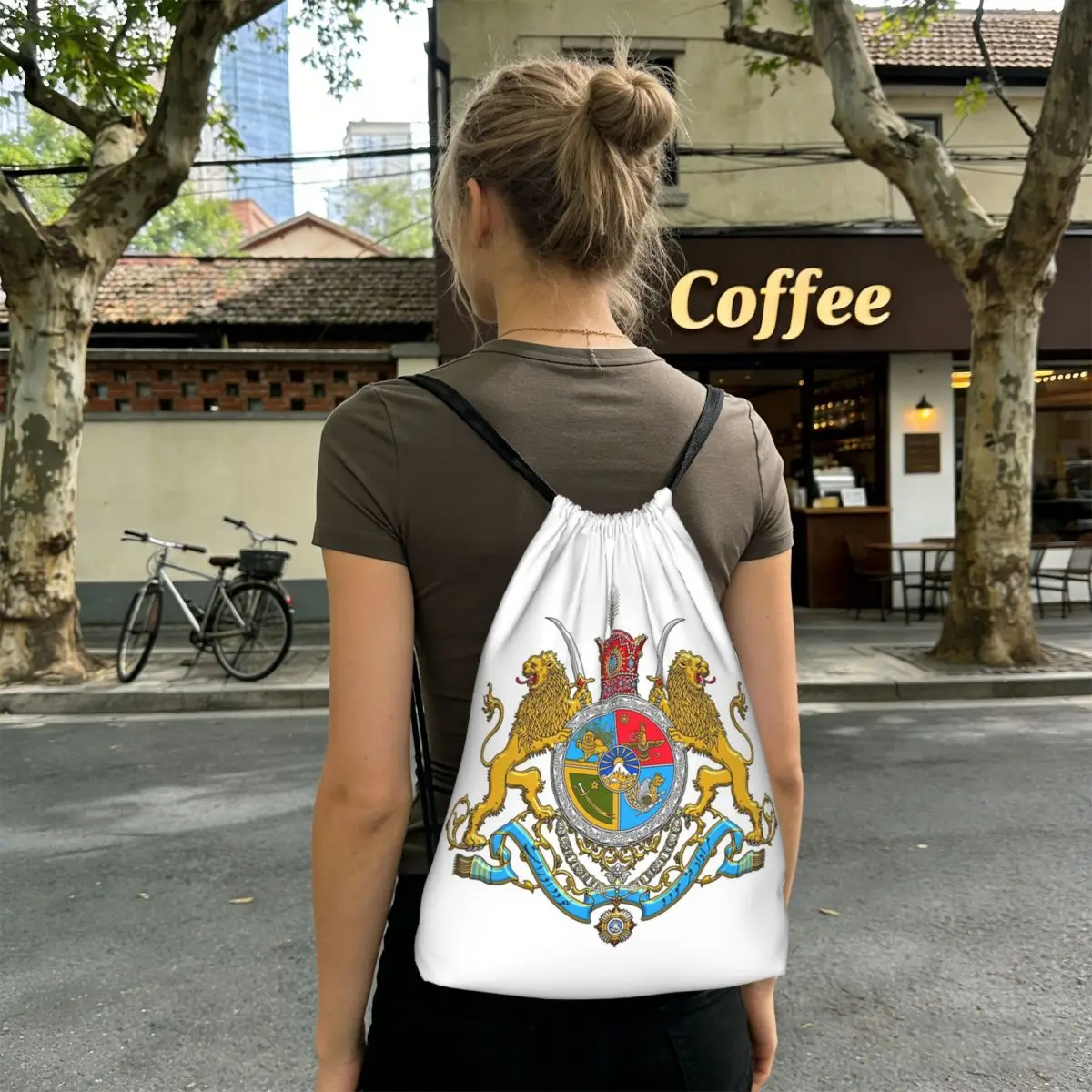 Iran Flag Emblem Persia Sun Lion Backpacks Multi-function Drawstring Bundle Pocket Sports Bag Book Bags for Man Woman Students
Iran Flag Emblem Persia Sun Lion Backpacks Multi-function Drawstring Bundle Pocket Sports Bag Book Bags for Man Woman Students