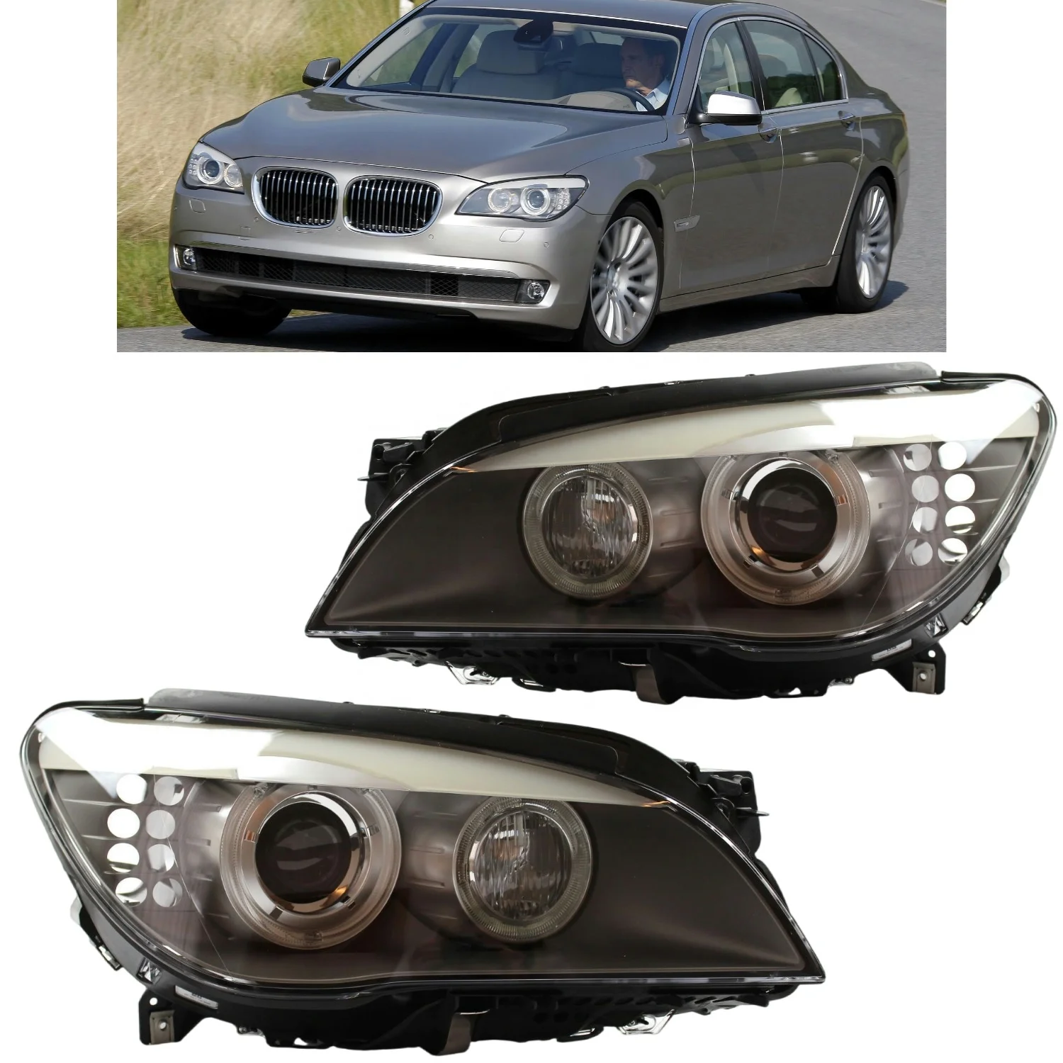 7 Series F01 F02 F03 F04 2009-2012 AFS HID Xenon Headlight OEM 63117228427 63117228428 Front Lamp Auto Car Parts for BMW
7 Series F01 F02 F03 F04 2009-2012 AFS HID Xenon Headlight OEM 63117228427 63117228428 Front Lamp Auto Car Parts for BMW