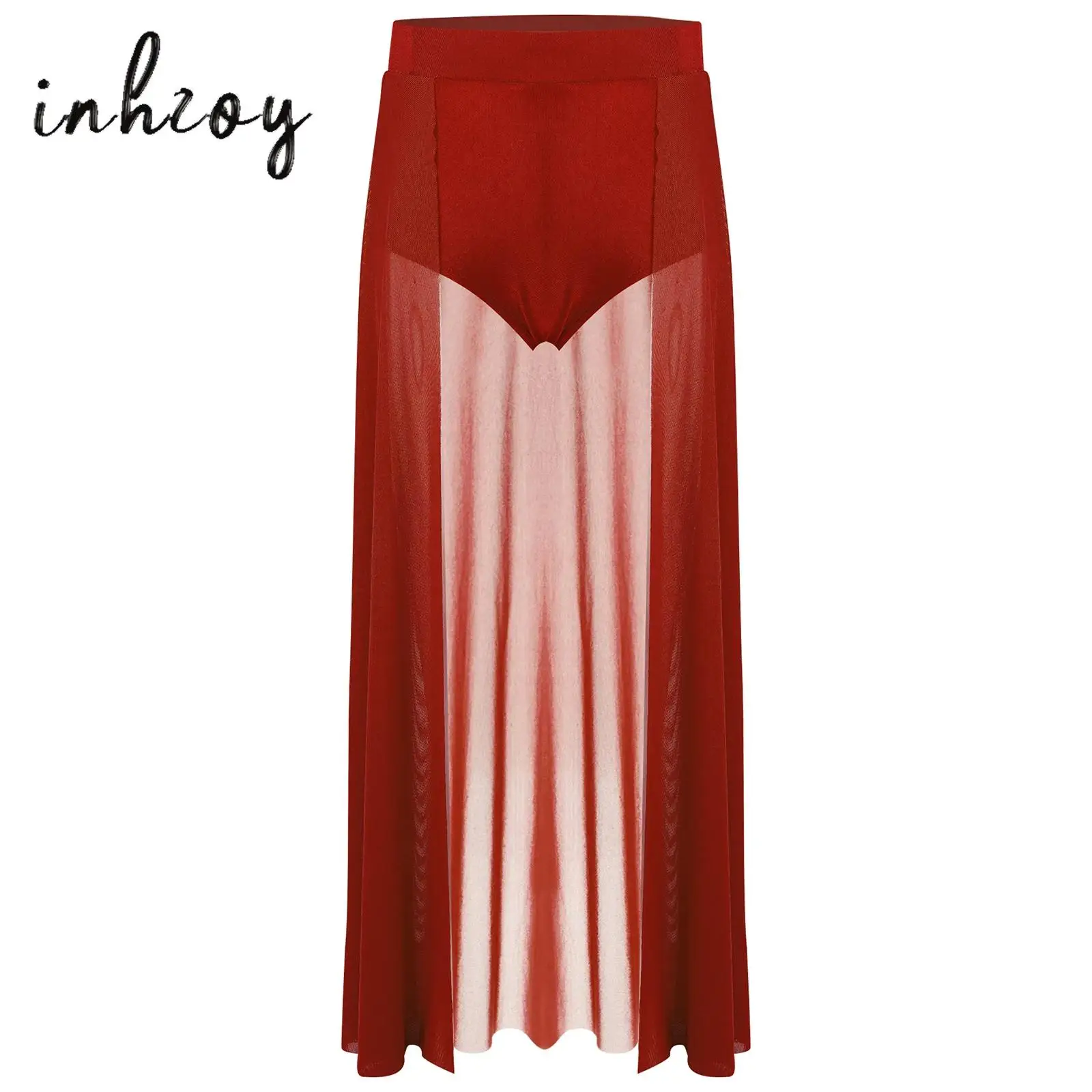 Kids Girls Modern Lyrical Dance Skirt Chiffon Elastic Waistband Built-in Briefs Ankle Length Open Front Skirt for Performance
Kids Girls Modern Lyrical Dance Skirt Chiffon Elastic Waistband Built-in Briefs Ankle Length Open Front Skirt for Performance