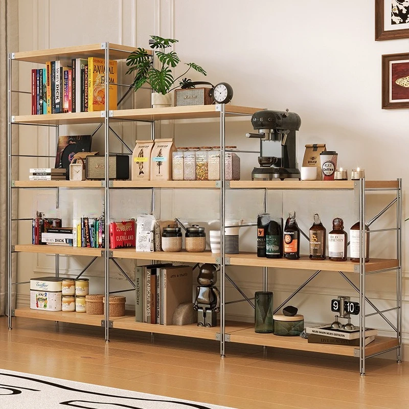 Japanese-style floor-to-ceiling optical axis rack, living room multi-layer storage rack, kitchen balcony locker, small shelf dis
Japanese-style floor-to-ceiling optical axis rack, living room multi-layer storage rack, kitchen balcony locker, small shelf dis