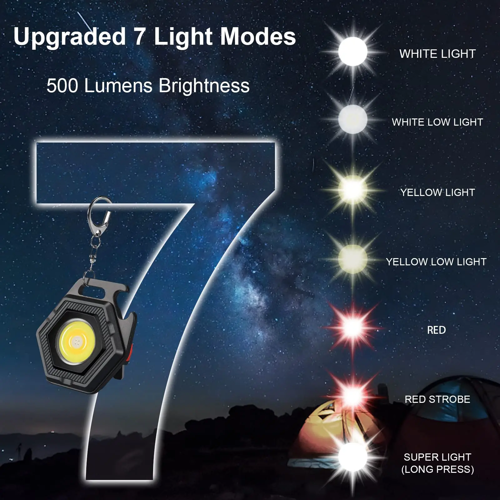 Mini LED Working Light Multifunctional Glare COB Keychain Light Rechargeable Portable Flashlight Outdoor Camping Corkscrew
Mini LED Working Light Multifunctional Glare COB Keychain Light Rechargeable Portable Flashlight Outdoor Camping Corkscrew