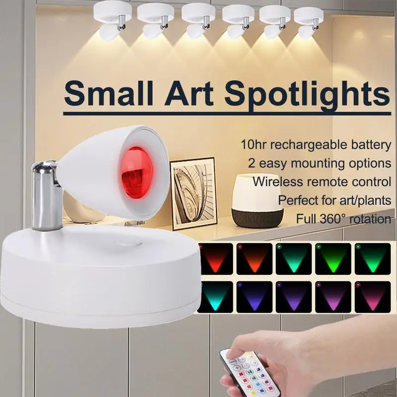 Remote Control Spotlight Rotatable Indoor Uplighting for Art Plants Rechargeable Accent Spotlights Battery Powered Ambient Light
Remote Control Spotlight Rotatable Indoor Uplighting for Art Plants Rechargeable Accent Spotlights Battery Powered Ambient Light
