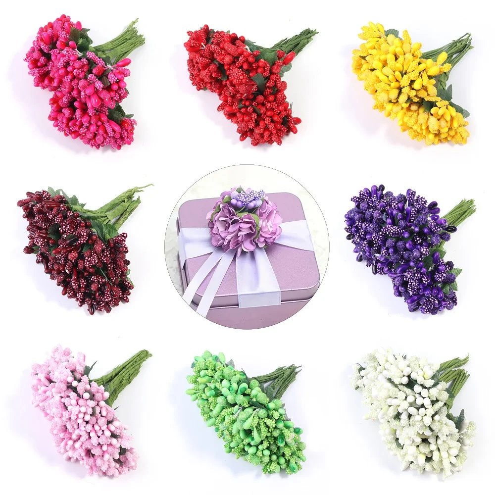 36Pcs/pack Artificial Flower Stamen Handmade Color Berries Flowers for DIY Home Wedding Gifts Decor Wreaths Handicraft Wholesale
36Pcs/pack Artificial Flower Stamen Handmade Color Berries Flowers for DIY Home Wedding Gifts Decor Wreaths Handicraft Wholesale
