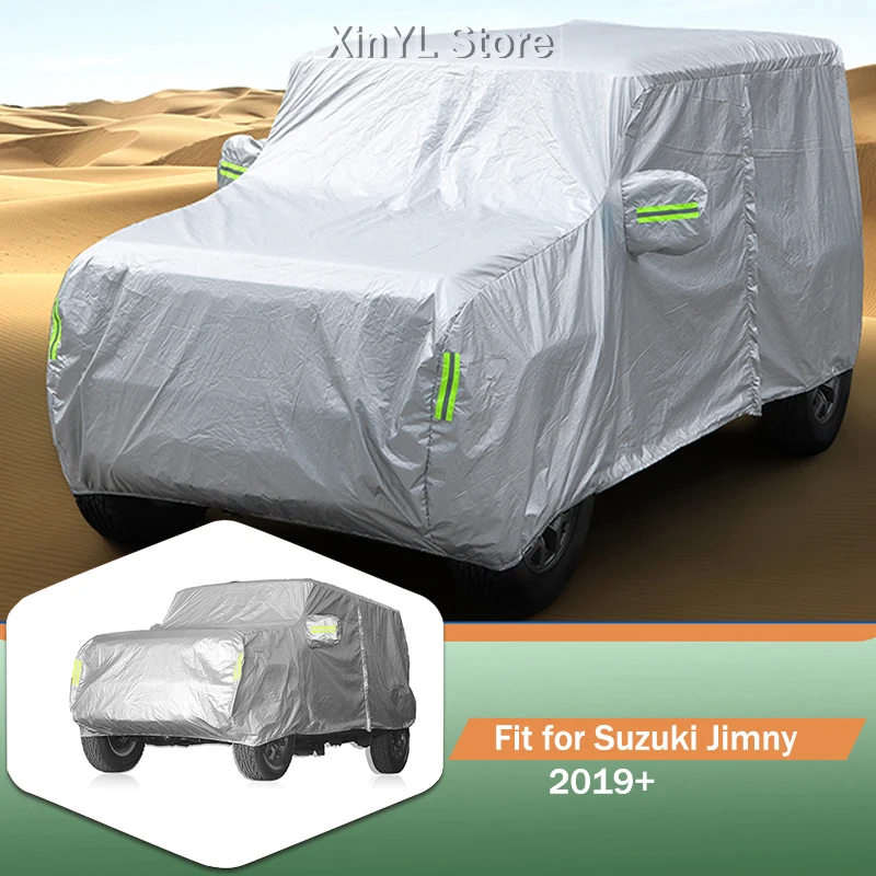 Car Cover Anti-UV Outdoor Sun Shield Rain Snow Frost Dust Resistant Windproof Cover For Suzuki Jimny 2019 Up Car Accessories
Car Cover Anti-UV Outdoor Sun Shield Rain Snow Frost Dust Resistant Windproof Cover For Suzuki Jimny 2019 Up Car Accessories