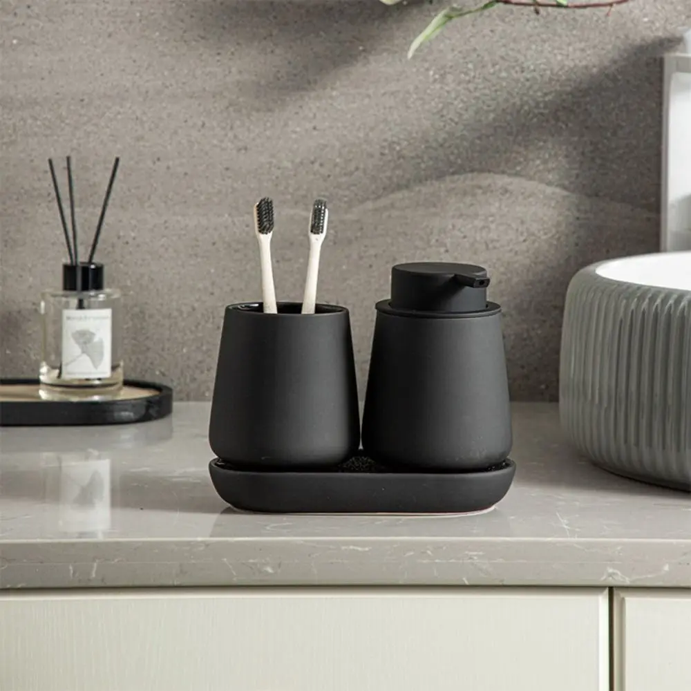 Sandstone Look Bathroom Accessories Set Toothbrush Cup with Large Pump Resin Bathroom Accessories Soap Dish
Sandstone Look Bathroom Accessories Set Toothbrush Cup with Large Pump Resin Bathroom Accessories Soap Dish