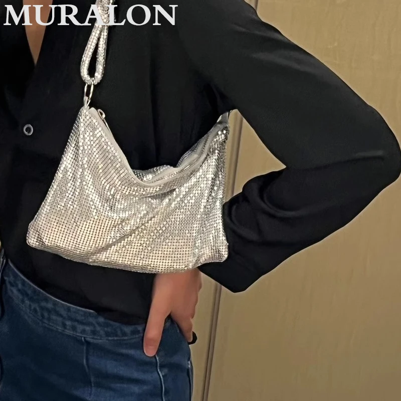 Vintage Sequins French Glitter Large Capacity Tote Gemstone Banquet Underarm Bag Women's Gold Silver Casual Cool Handbag
Vintage Sequins French Glitter Large Capacity Tote Gemstone Banquet Underarm Bag Women's Gold Silver Casual Cool Handbag