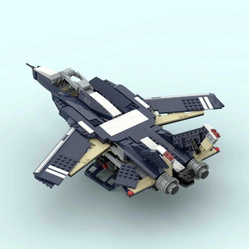 Классические космические строительные блоки MOC F-14, модификация крыльев, модель космического корабля, истребитель, кирпичи, сделай сам, сборка, креативная игрушка в подарок, 634 шт.
Классические космические строительные блоки MOC F-14, модификация крыльев, модель космического корабля, истребитель, кирпичи, сделай сам, сборка, креативная игрушка в подарок, 634 шт.
