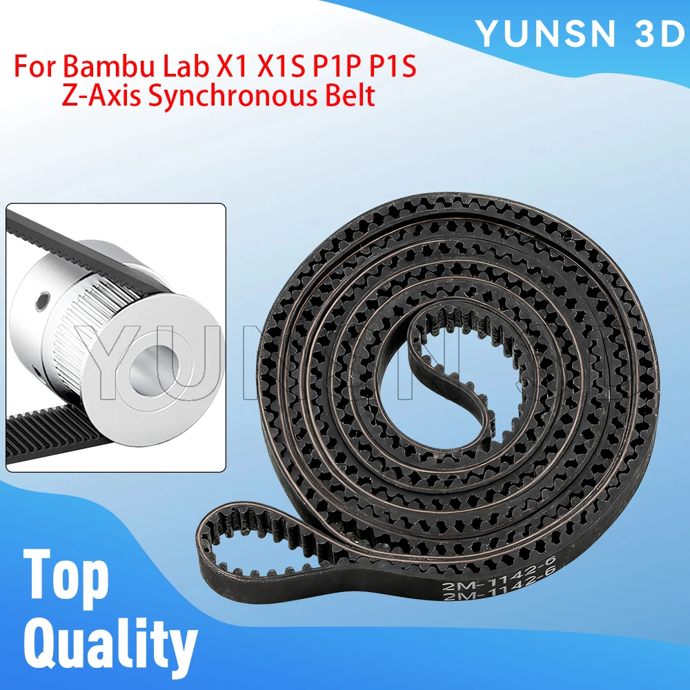 Belt For Bambu Lab X1 X1S P1P P1S Z-Axis Synchronous Wear Resistance Belt For Bambulab X1 P1 Series 3D Printer Replacement Parts
Belt For Bambu Lab X1 X1S P1P P1S Z-Axis Synchronous Wear Resistance Belt For Bambulab X1 P1 Series 3D Printer Replacement Parts