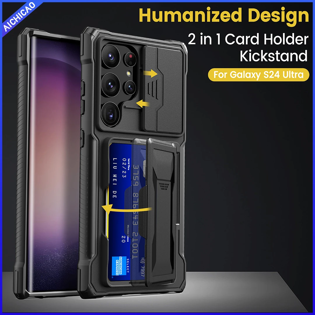 ACC-Cellphones for Samsung Galaxy 24 Ultra, Phone Case, New Wallet Design, 2 in 1, Card Holder, Kickstand, Slidable Camera Cover
ACC-Cellphones for Samsung Galaxy 24 Ultra, Phone Case, New Wallet Design, 2 in 1, Card Holder, Kickstand, Slidable Camera Cover