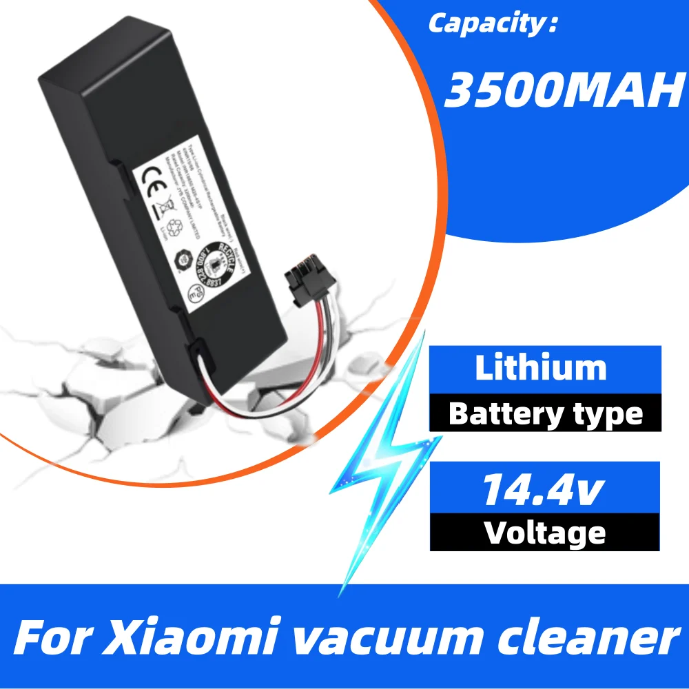 Replacement Battery 14.4 STYTJ02YM for Xiaomi Mijia LDS Vacuum Cleaner,Mi Robot Vacuum-Mop P,Mi Robot Vacuum-Mop 2S/Haier JX37
Replacement Battery 14.4 STYTJ02YM for Xiaomi Mijia LDS Vacuum Cleaner,Mi Robot Vacuum-Mop P,Mi Robot Vacuum-Mop 2S/Haier JX37