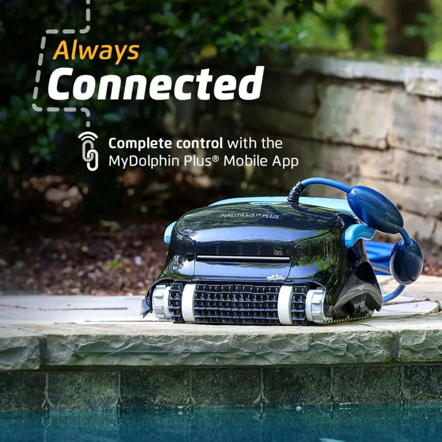 Nautilus CC Plus Wi-Fi Robotic Pool Vacuum, Wall Climbing, Continuous Operation, Custom
Nautilus CC Plus Wi-Fi Robotic Pool Vacuum, Wall Climbing, Continuous Operation, Custom