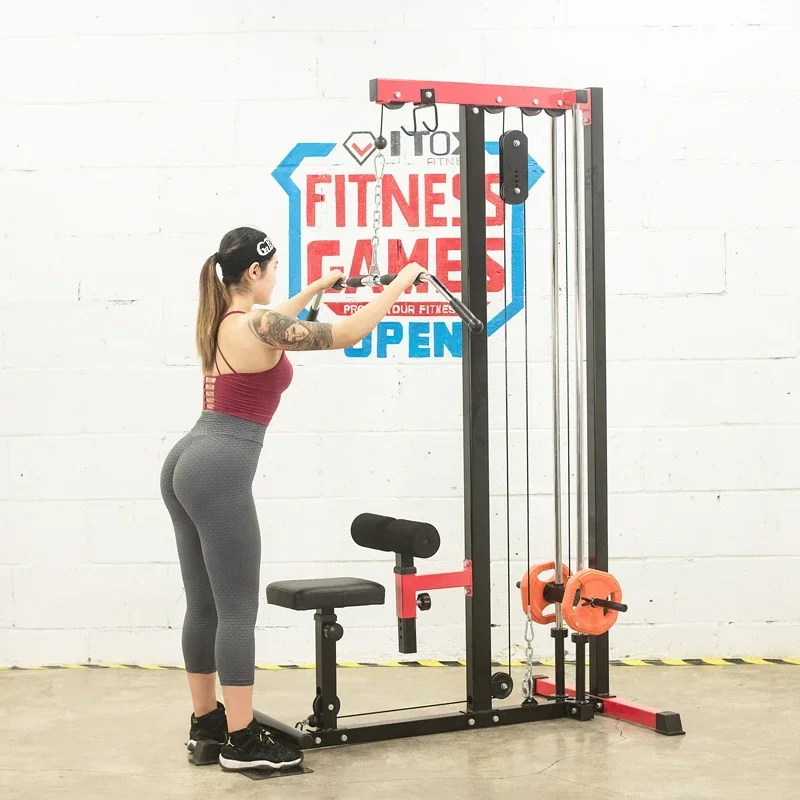 New High Low Pull Lat Pull Down Lat & Row Machine High Pully Waist Back Shoulder Muscle Comprehensive Fitness Equipment
New High Low Pull Lat Pull Down Lat & Row Machine High Pully Waist Back Shoulder Muscle Comprehensive Fitness Equipment