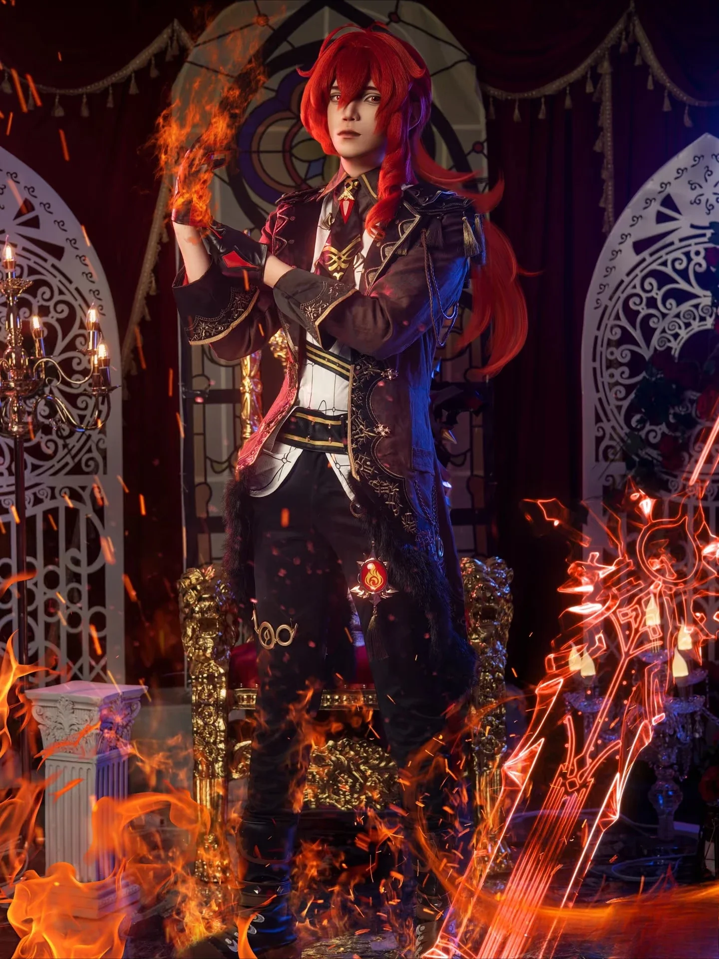 Hot Game Genshin Impact Diluc Cosplay Costumes Set Halloween Christmas Costumes for Adults Deguisement for Carnaval
Hot Game Genshin Impact Diluc Cosplay Costumes Set Halloween Christmas Costumes for Adults Deguisement for Carnaval