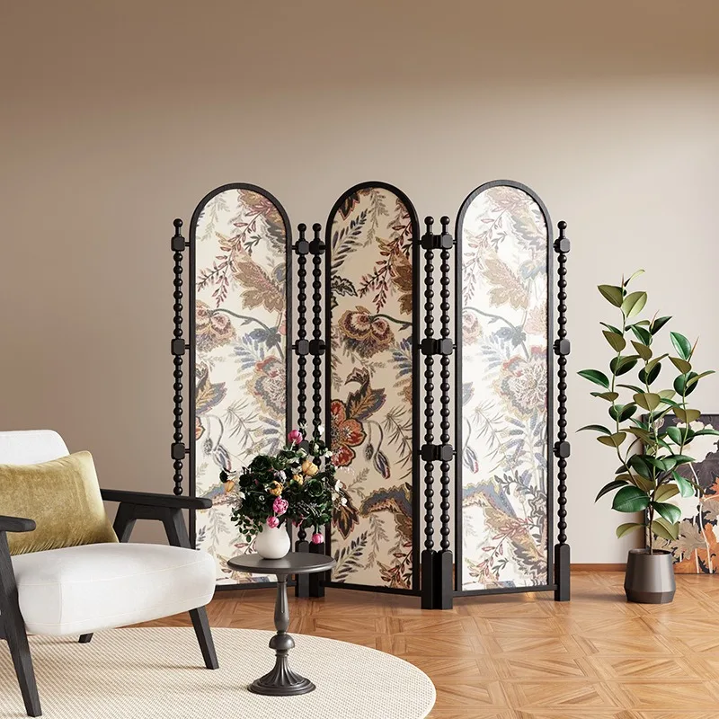 retro solid wood folding screen partition living room bedroom entrance household French antique removable folding screen
retro solid wood folding screen partition living room bedroom entrance household French antique removable folding screen