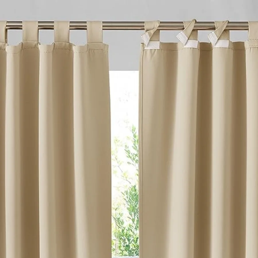 2 Panels Outdoor Curtains for Patio Waterproof Sticky Top Block Sunlight Thermal Insulated Privacy Assured Thick Outside Curtai
2 Panels Outdoor Curtains for Patio Waterproof Sticky Top Block Sunlight Thermal Insulated Privacy Assured Thick Outside Curtai