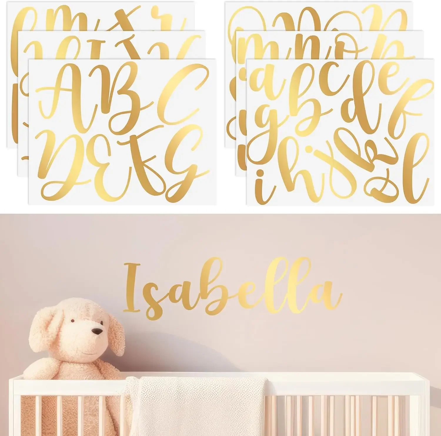 Personalized Name Wall Decal Large Cursive Letter Stickers Custom Nursery Bedroom Home DIY
Personalized Name Wall Decal Large Cursive Letter Stickers Custom Nursery Bedroom Home DIY