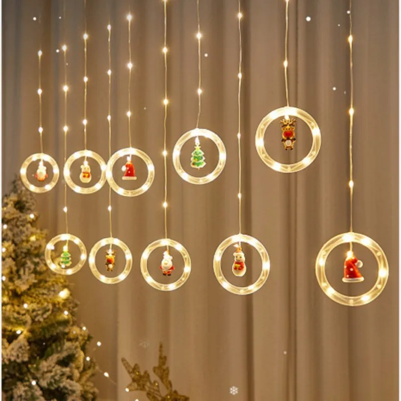 Christmas decoration: wishing balls, curtains, lights, scene arrangement, and festive LED lights
Christmas decoration: wishing balls, curtains, lights, scene arrangement, and festive LED lights