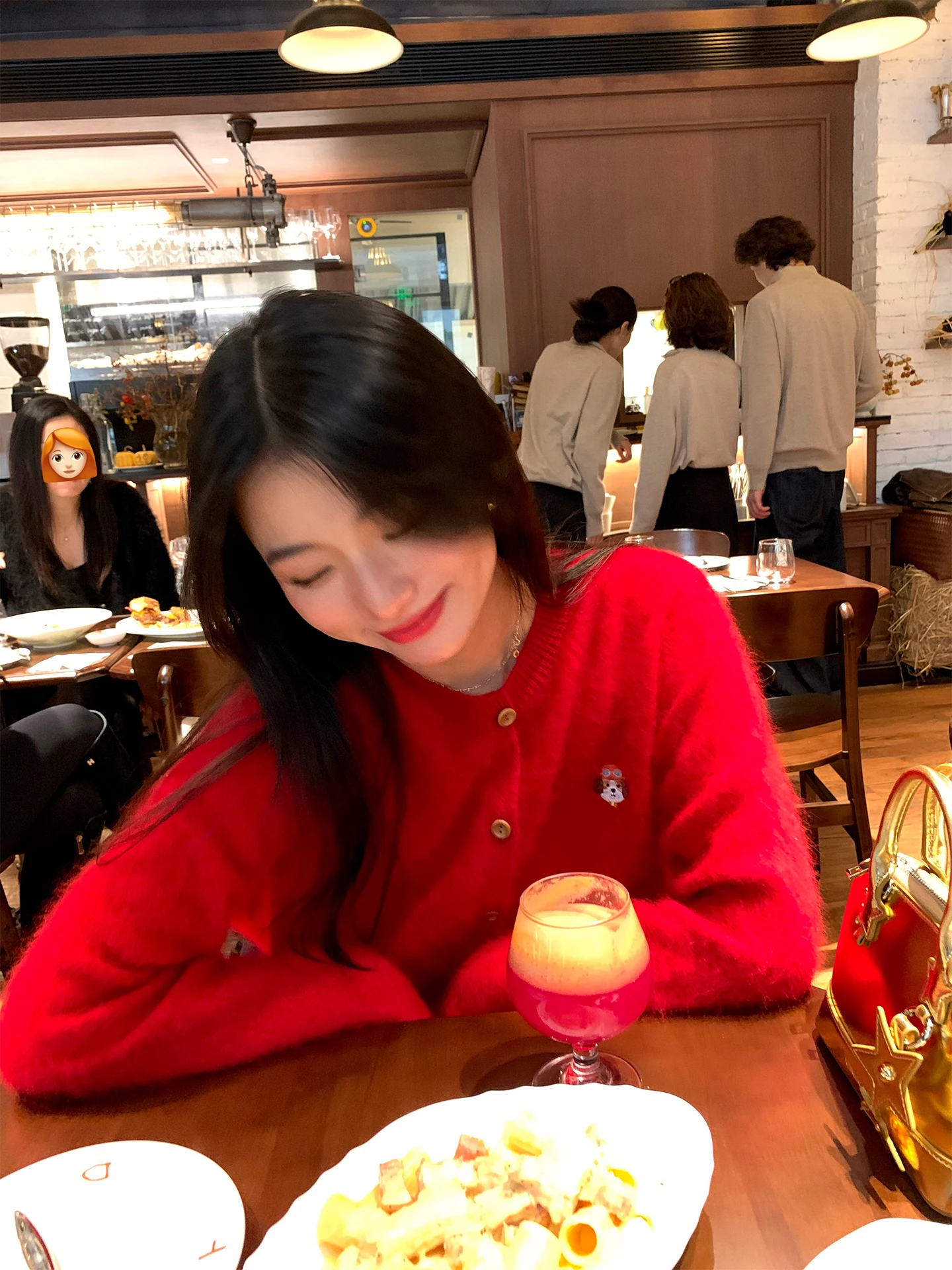 Red Woolen Knitted Sweater Women's Autumn Winter Outerwear Warm Base Layerwear Casual Loose Style Long Sleeve round Neck
Red Woolen Knitted Sweater Women's Autumn Winter Outerwear Warm Base Layerwear Casual Loose Style Long Sleeve round Neck