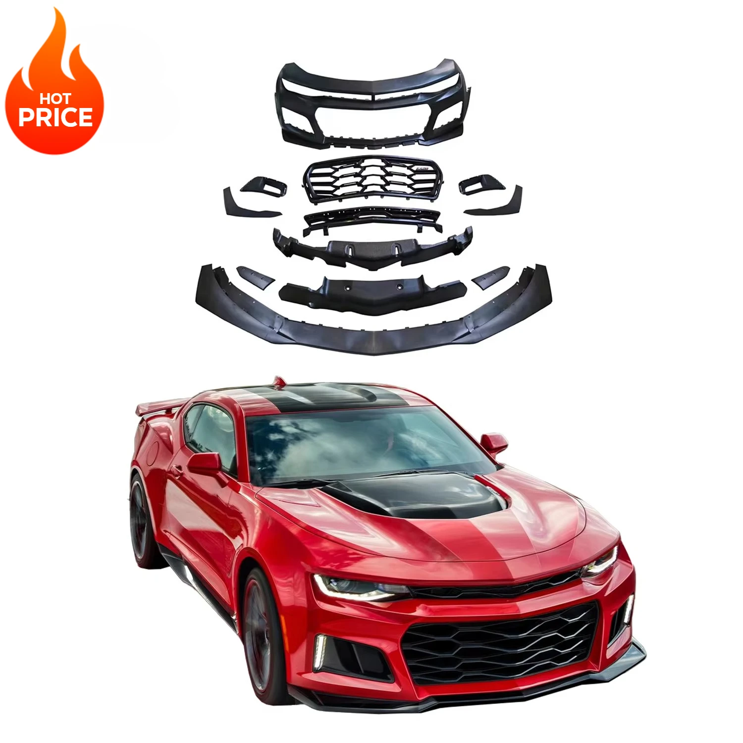 ZL1 Style Body Kit Front Bumper Lip Car Bumper for Chevrolet Camaro 2016-2018 5th
ZL1 Style Body Kit Front Bumper Lip Car Bumper for Chevrolet Camaro 2016-2018 5th