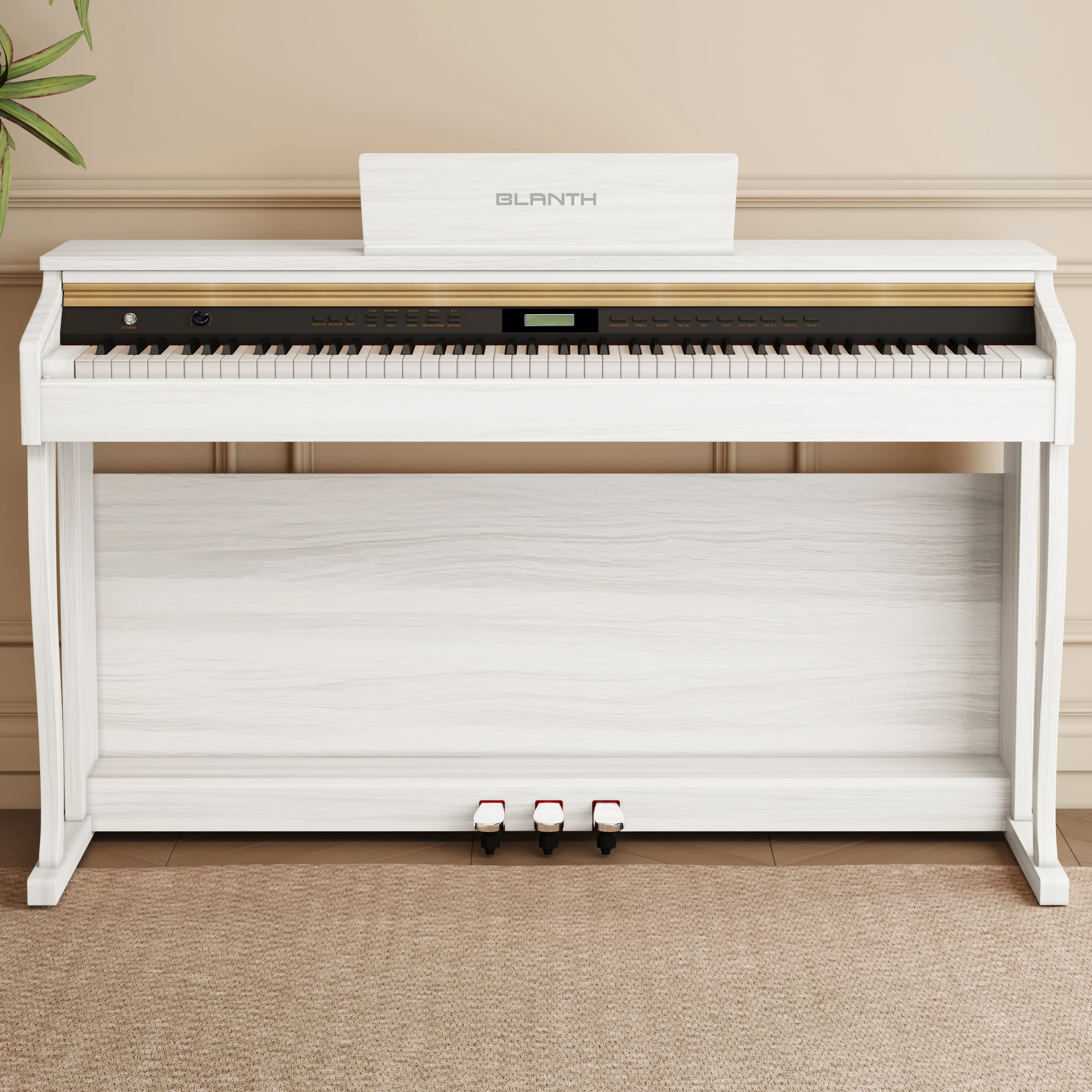 88 Keys Digital Piano With Pedals Professional Electronic Keyboard Full Electric Piano For Beginners Adults Home Study
88 Keys Digital Piano With Pedals Professional Electronic Keyboard Full Electric Piano For Beginners Adults Home Study