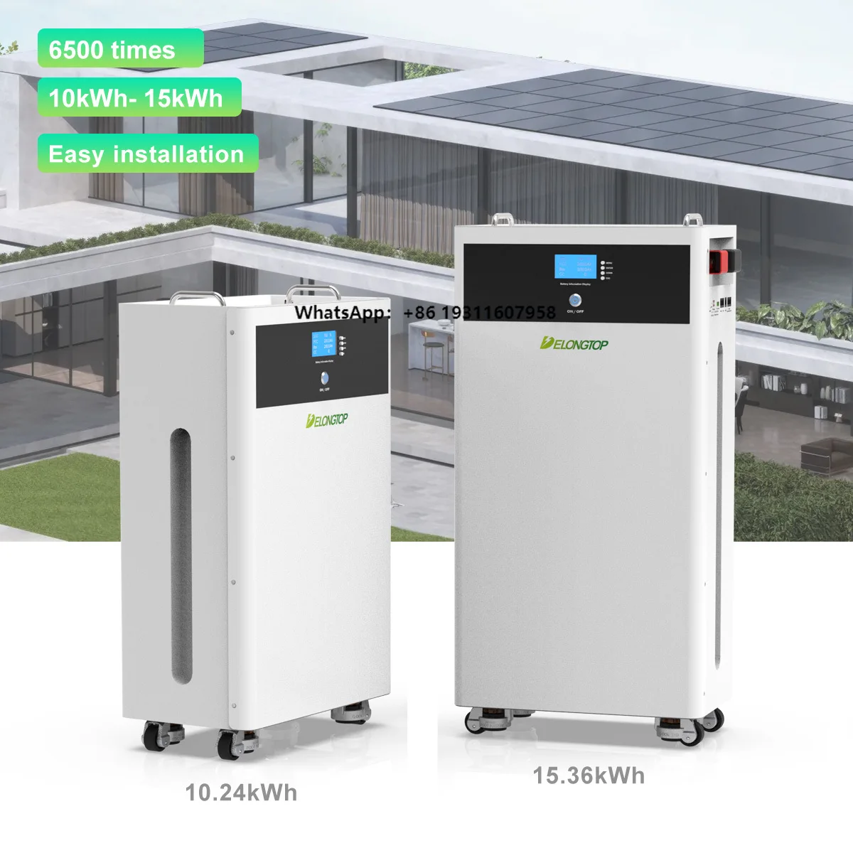 New Product UL IEC62619 Certificate LifePO4 10Kwh 14.4Kwh 15.4Kwh 48V 200Ah 280Ah 300Ah Lithium Battery for Solar Energy Storage
New Product UL IEC62619 Certificate LifePO4 10Kwh 14.4Kwh 15.4Kwh 48V 200Ah 280Ah 300Ah Lithium Battery for Solar Energy Storage