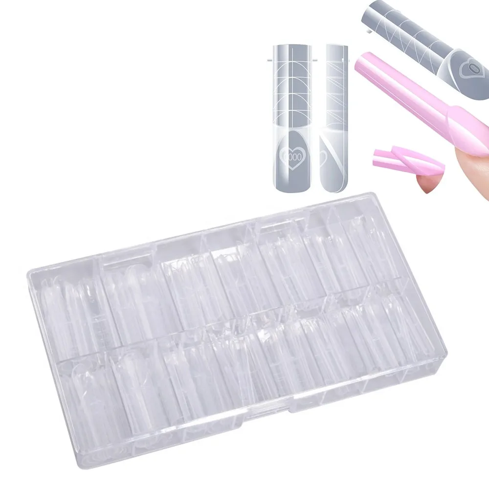 120Pcs 15 Sizes Space French Nail Dual Forms Transparent Plastic Full Cover Nail Forms Quick Building Gel Mold Builder Gel Molds
120Pcs 15 Sizes Space French Nail Dual Forms Transparent Plastic Full Cover Nail Forms Quick Building Gel Mold Builder Gel Molds