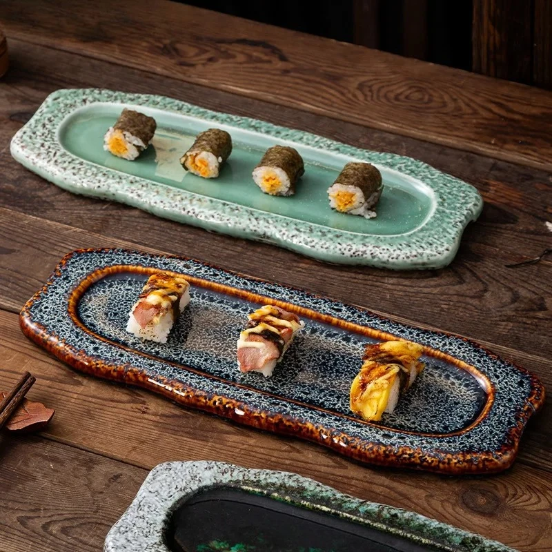 Vintage Changpan Hotel Restaurant Dining Sushi Plate Afternoon Tea Dim Sum Dessert Plate Japanese Household Ceramic Tableware
Vintage Changpan Hotel Restaurant Dining Sushi Plate Afternoon Tea Dim Sum Dessert Plate Japanese Household Ceramic Tableware