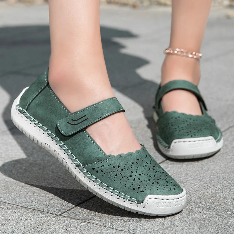 Women Shoes Casual Comfortable Slip on Loafers Handmade Leather Women Leather Shoes Moccasins Walking Shoes Summer Direct Sales
Women Shoes Casual Comfortable Slip on Loafers Handmade Leather Women Leather Shoes Moccasins Walking Shoes Summer Direct Sales